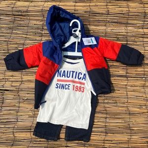 NWT Nautica Jacket, Tshirt, Jeans Set of 3 (boys)